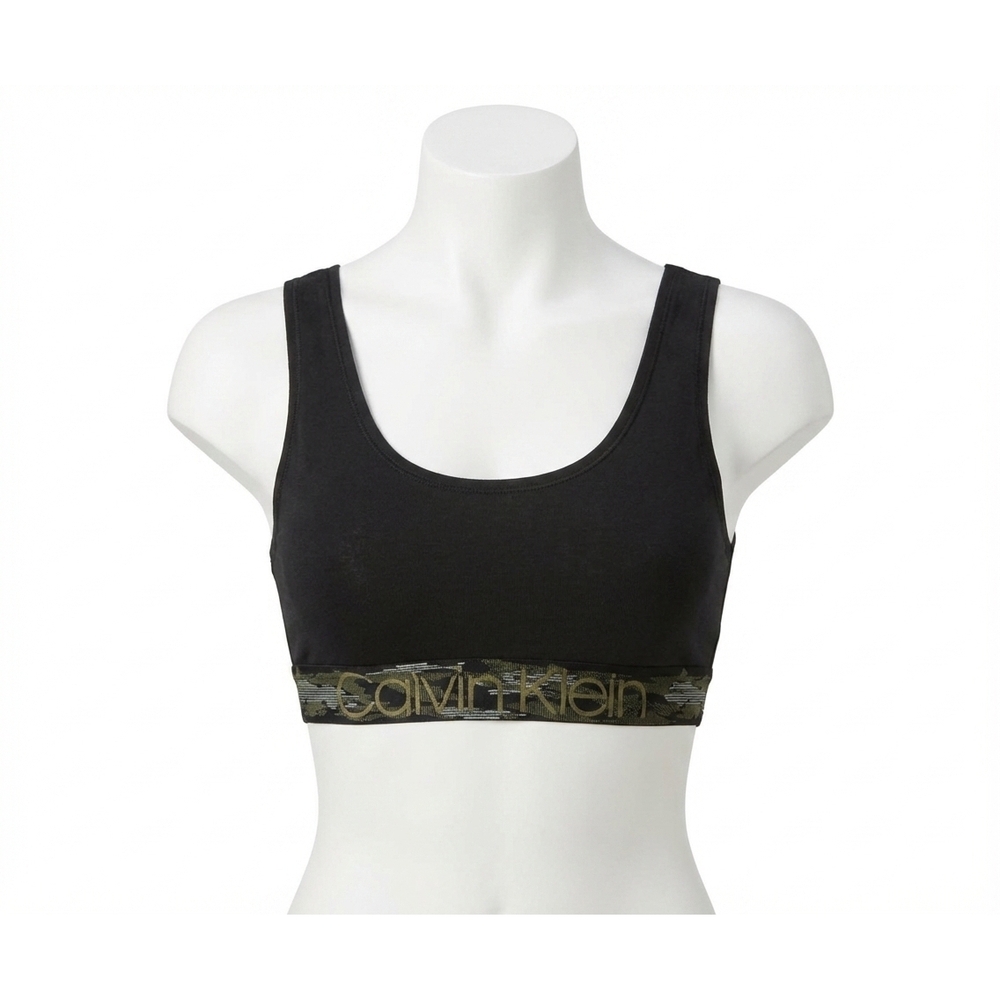 NEW CALVIN KLEIN modern cotton bralette in black